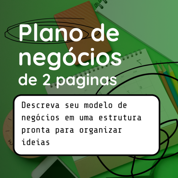 Plano de Negócios de 2 Páginas - Template
